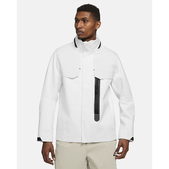 Nike Other - Nike Sportswear Tech Pack M65 Jacket Men's Water-repellent Long White CZ9309-100